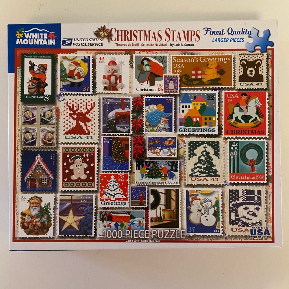 White Mountain Christmas Stamps Puzzle